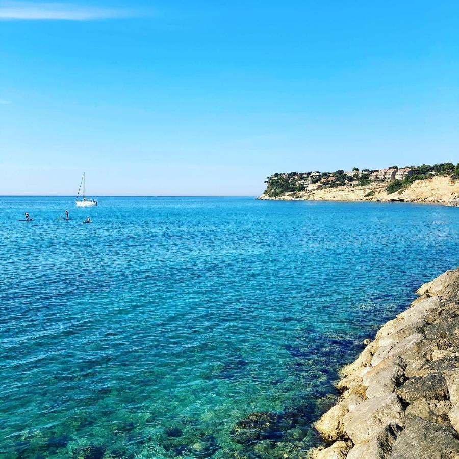 200M De La Plage ,3Mn Du Port A 50M Du Centre Ville Carry-le-Rouet Dış mekan fotoğraf