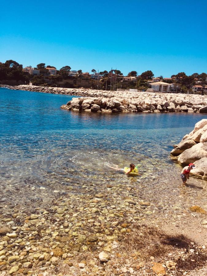 200M De La Plage ,3Mn Du Port A 50M Du Centre Ville Carry-le-Rouet Dış mekan fotoğraf